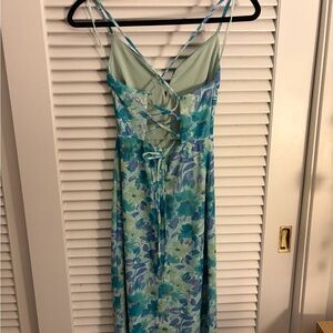 Lulus Floral Strappy Dress